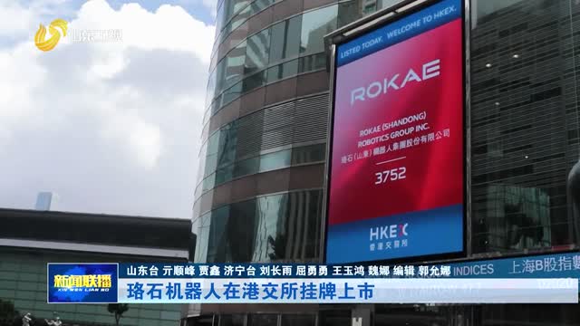珞石机器人在港交所挂牌上市