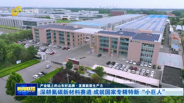 深耕氟碳新材料赛道 成就国家专精特新“小巨人”【产业链上的山东好品牌·发展新质生产力】