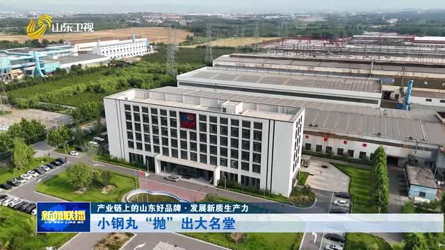 小钢丸“抛”出大名堂【产业链上的山东好品牌·发展新质生产力】