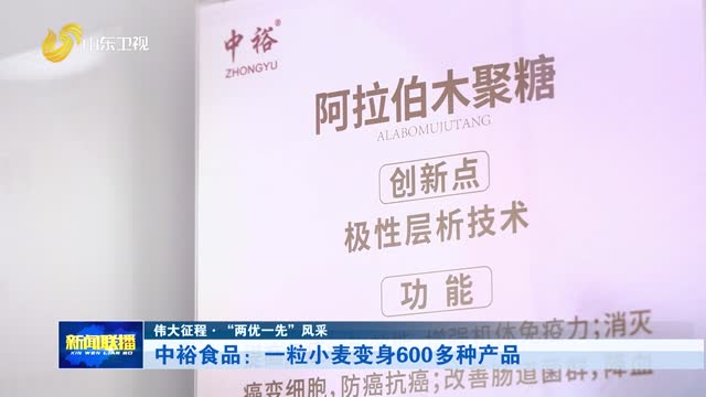 中裕食品：一粒小麦变身600多种产品【伟大征程·“两优一先”风采】