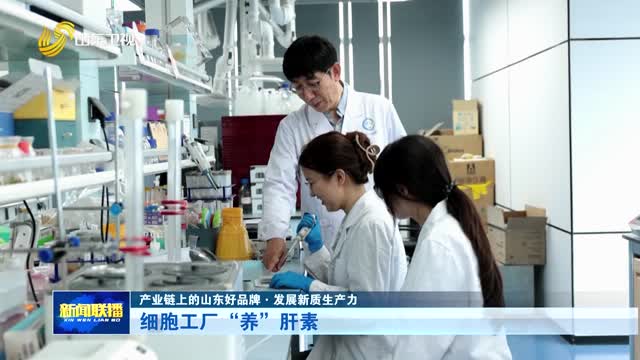 细胞工厂“养”肝素【产业链上的山东好品牌·发展新质生产力】