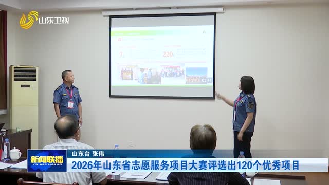 2026年山东省志愿服务项目大赛评选出120个优秀项目