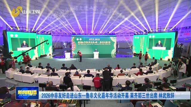 2026中非友好走进山东—鲁非文化嘉年华活动开幕 莱齐耶三世出席 林武致辞