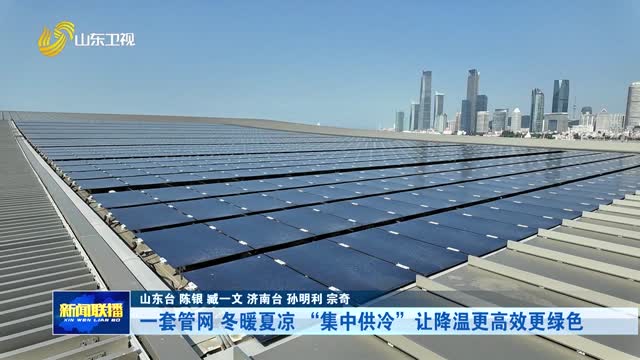 一套管网 冬暖夏凉 “集中供冷”让降温更高效更绿色