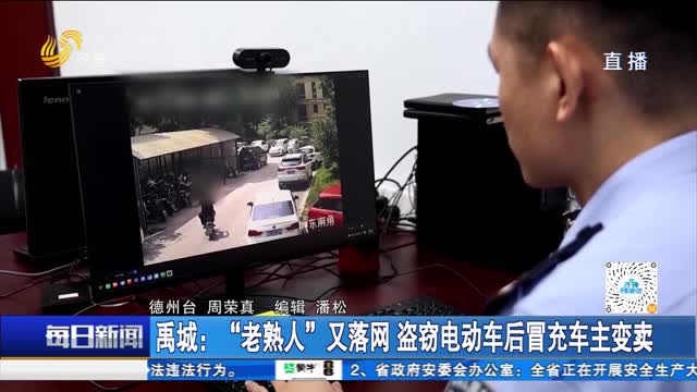 禹城：“老熟人”又落网 盗窃电动车后冒充车主变卖