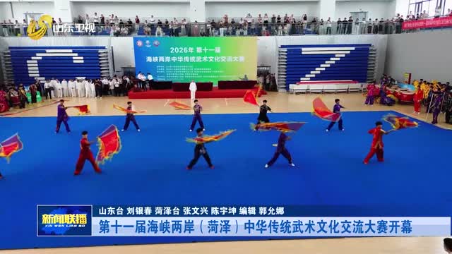 第十一届海峡两岸（菏泽）中华传统武术文化交流大赛开幕
