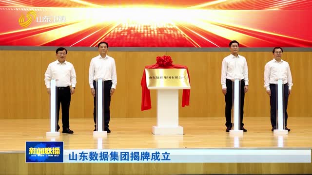 山东数据集团揭牌成立