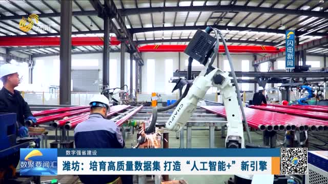 【数字强省建设】潍坊：培育高质量数据集 打造“人工智能+”新引擎