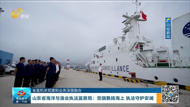 【省直机关党建和业务深度融合】山东省海洋与渔业执法监察局：党旗飘扬海上 执法守护安澜
