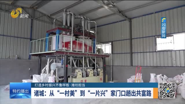 【打造乡村振兴齐鲁样板·潍坊担当】诸城：从“一村美”到“一片兴”家门口趟出共富路