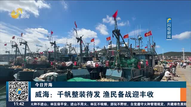【今日开海】威海：千帆整装待发 渔民备战迎丰收