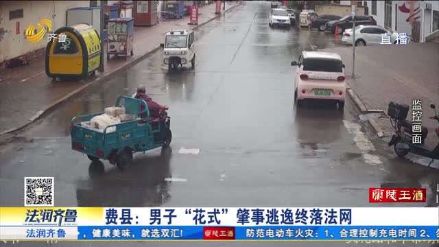 《法治现场》费县：男子“花式”肇事逃逸终落法网