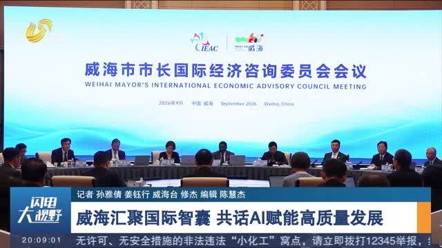 威海汇聚国际智囊 共话AI赋能高质量发展