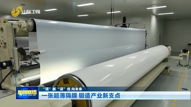 一张超薄隔膜 锻造产业新支点【“项”新“项”优 向未来】