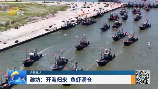 【诗画潍坊】潍坊：开海归来 鱼虾满仓