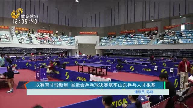 以赛育才锻新星 省运会乒乓球决赛筑牢山东乒乓人才根基