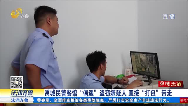 《法治现场》禹城民警餐馆“偶遇”盗窃嫌疑人 直接“打包”带走
