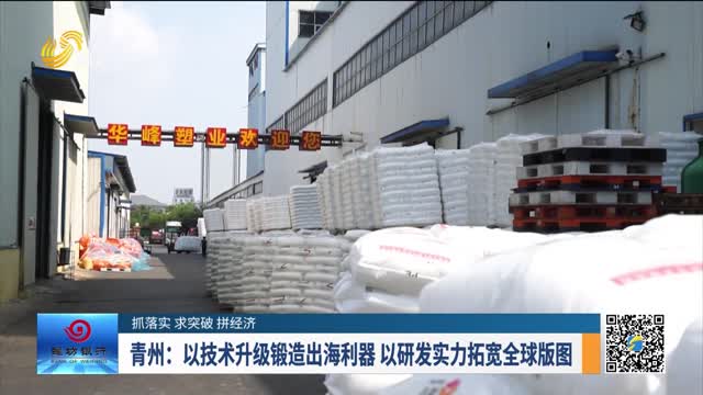 【抓落实 求突破 拼经济】青州：以技术升级锻造出海利器 以研发实力拓宽全球版图