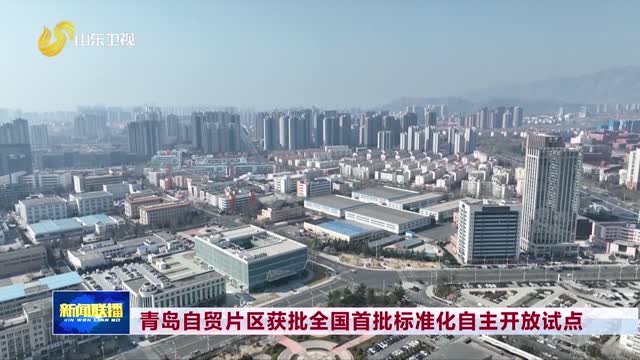 青岛自贸片区获批全国首批标准化自主开放试点