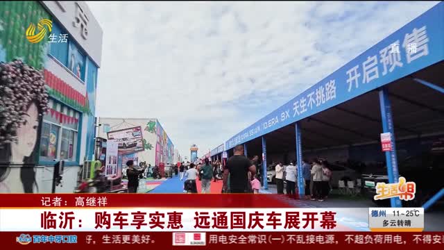 临沂：购车享实惠 远通国庆车展开幕