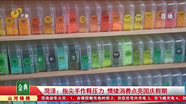 菏泽：指尖手作释压力 情绪消费点亮国庆假期