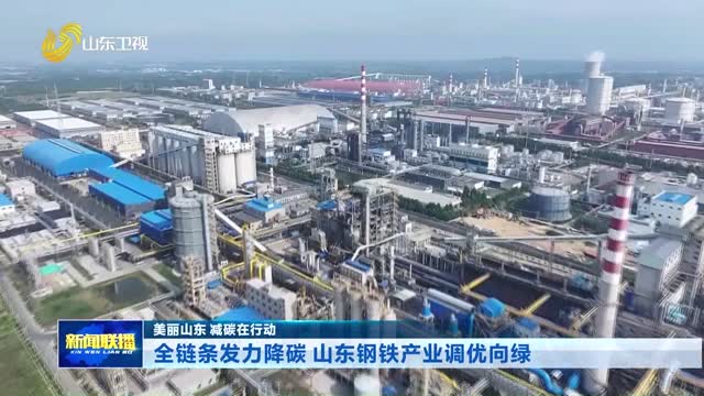 全链条发力降碳 山东钢铁产业调优向绿【美丽山东 减碳在行动】