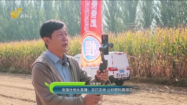 张强仕地头直播：实打实收 让好肥料看得见