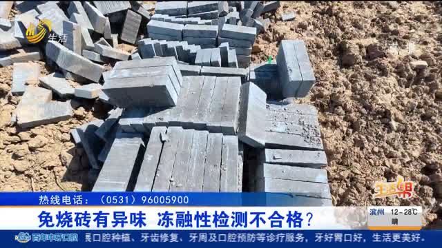 【重磅】免烧砖有异味 冻融性检测不合格？