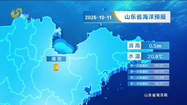 2026年10月11日《山东省海洋预报》
