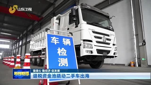 退税资金池撬动二手车出海【强信心 稳经济 促发展】
