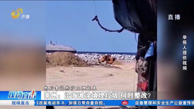莱州：沿海滩涂填埋垃圾 何时整改？